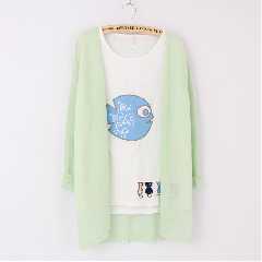 颜域女装V领薄款针织开衫毛衣春装2022年新款气质短款黄色上衣女