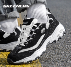 斯凯奇男鞋女鞋熊猫鞋官方旗舰店官网春季新款休闲鞋运动鞋老爹鞋