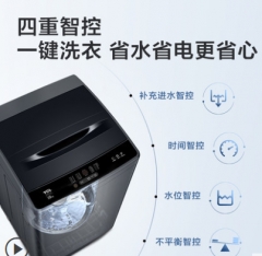 TCL 10公斤大容量抗菌全自动洗衣机波轮家用家电脱水甩干桶 T100
