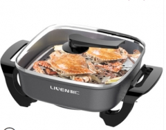 利仁电火锅锅电炒锅多用电煮锅电锅多功能炒蒸煮一体式家用大容量