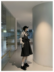 原创设计款小花心机感吊带A字显瘦减龄连衣裙