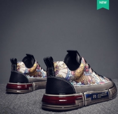 狐奴国潮中国风2022年新款韩版个性休闲板鞋潮流百搭低帮男鞋